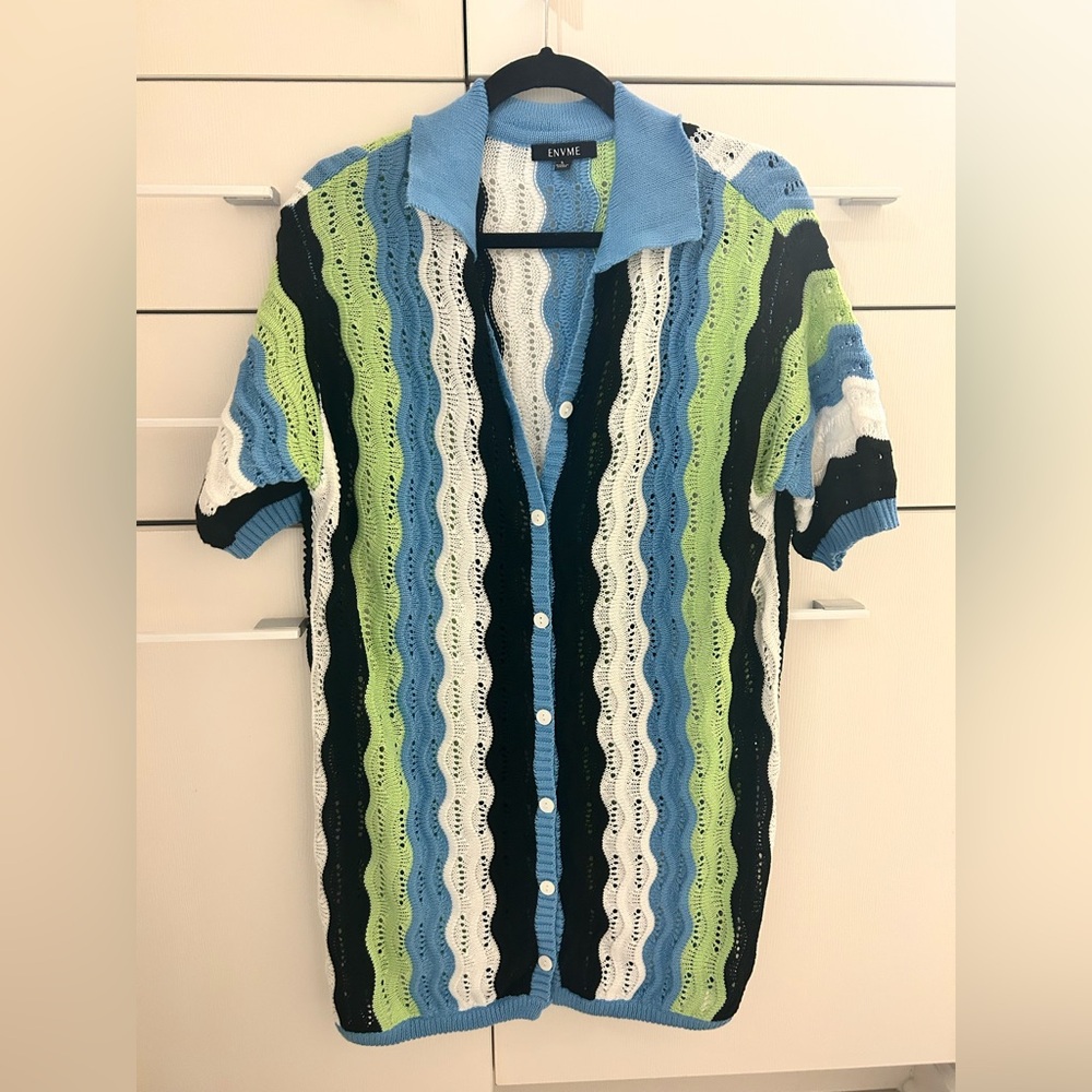 Colorful Striped Knit Dress